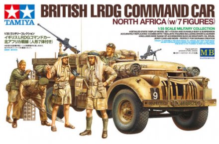 Tamiya 32407 British LRDG Command Car North Africa (w/7 Figures) 1:35