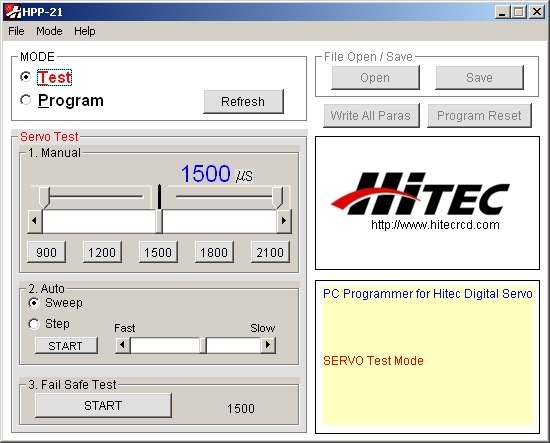 HPP-21 PLUS Tester a programátor digitálních serv s PC rozhraním (mini-USB) | pkmodelar.cz