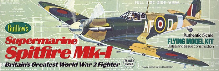 Supermarine Spitfire Mk.I (419mm) | pkmodelar.cz
