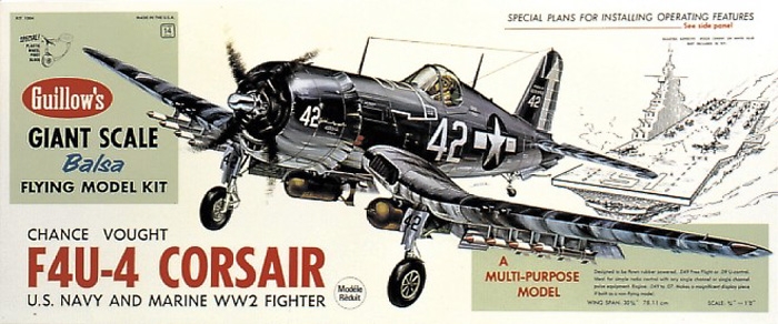 F4U-4 Corsair (781mm) | pkmodelar.cz