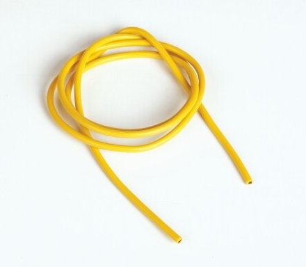 Silikonový kabel 2,6qmm, 13AWG, 1metr, žlutý | pkmodelar.cz