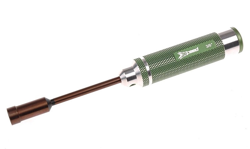 Nástrčkový maticový klíč - palcový - ALU verze 3/8" (9.525mm) x 100mm | pkmodelar.cz
