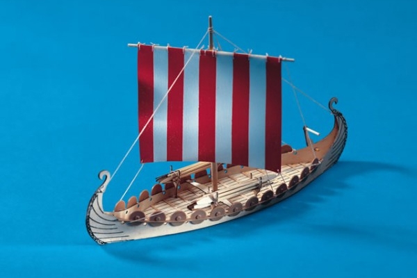 Mini Oseberg vikinská loď 1:50 | pkmodelar.cz