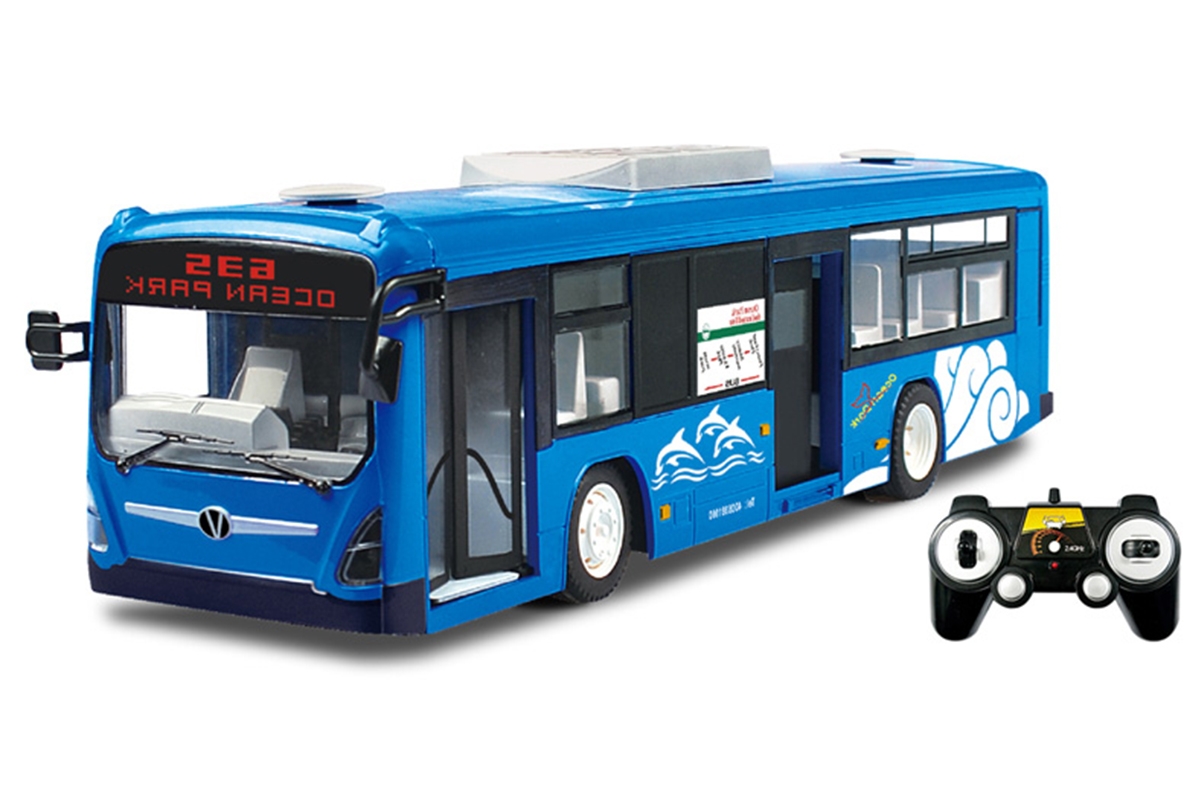 Autobus 1:20 RTR 2,4Ghz - modrý | pkmodelar.cz
