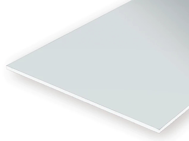 Bílá deska 0,50x200x530 mm 6ks. | pkmodelar.cz