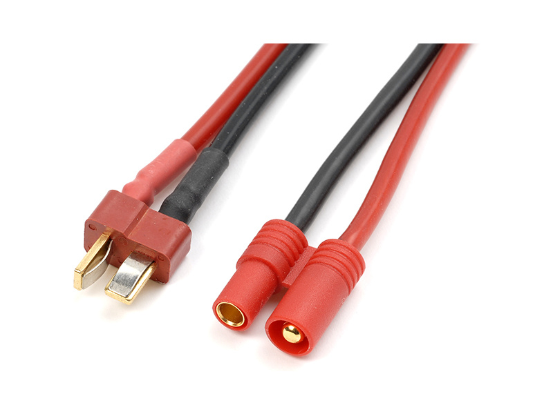 Konverzní kabel Deans samec - 3.5mm zlacený 14AWG | pkmodelar.cz