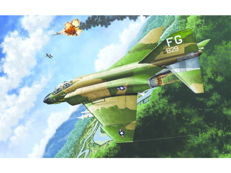 Plastikový model letadla Academy 12294 F-4C [Vietnam War] 1:48 | pkmodelar.cz