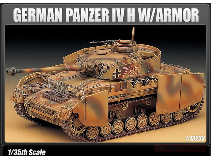 Plastikový model tanku Academy 13233 Panzer IV H with Armor (1:35)