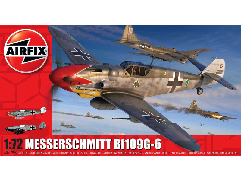 Plastikový model letadla Airfix A02029A Messerschmitt Bf-109G-6 (1:72)