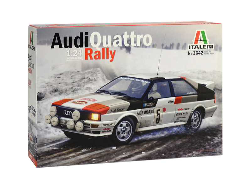 Plastikový model auta Italeri 3642 Audi Quattro Rally (1:24)