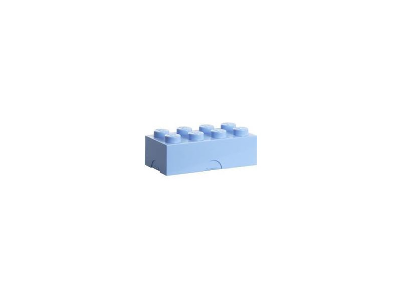 LEGO box na svačinu 100x200x75mm - světle modrý | pkmodelar.cz
