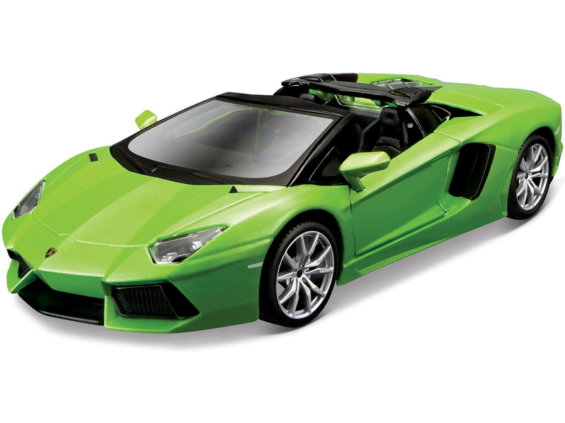 Maisto Kit Lamborghini Aventador Roadster 1:14 zelená metalíza