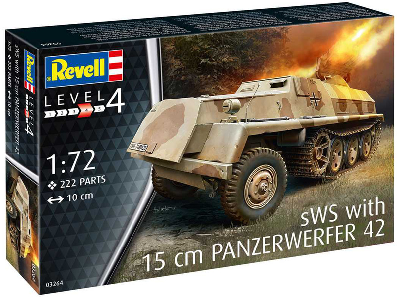 Plastikový model vojenské techniky Revell 03264 sWS with 15cm Panzerwer (1:72)