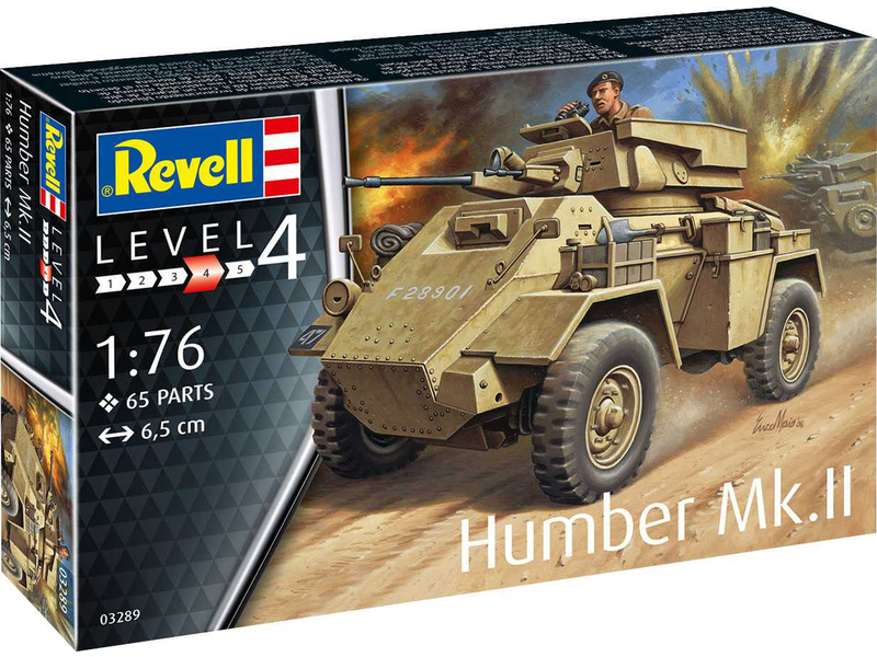Plastikový model vojenské techniky Revell 03289 Humber Mk.II (1:76) | pkmodelar.cz