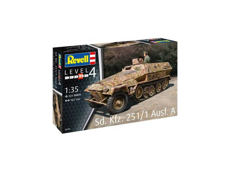 Plastikový model vojenské techniky Revell 03295 Sd.Kfz. 251/1 Ausf.A (1:35) | pkmodelar.cz