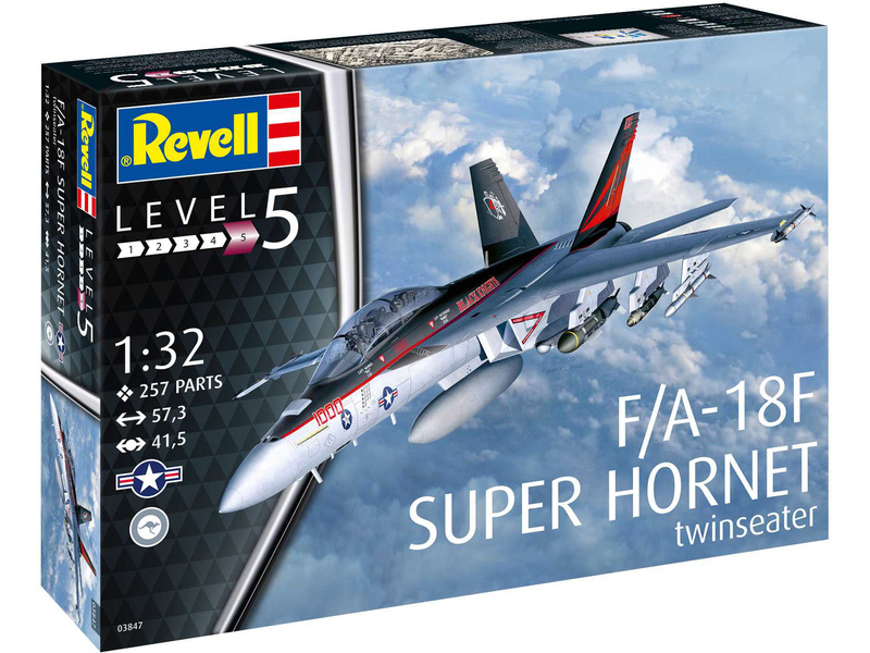 Plastikový model letadla Revell 03847 Boeing F/A-18F Super Hornet (1:32)