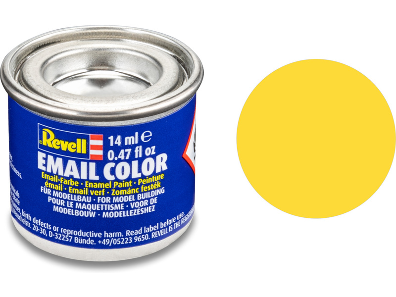 Barva Revell emailová - 32115: matná žlutá (yellow mat) č.15 | pkmodelar.cz