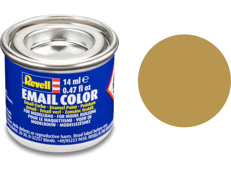 Barva Revell emailová - 32116: matná pískově žlutá (sandy yellow mat) č.16