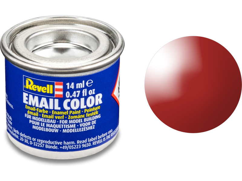 Barva Revell emailová - 32131: leská ohnivě rudá (fiery red gloss) č.31