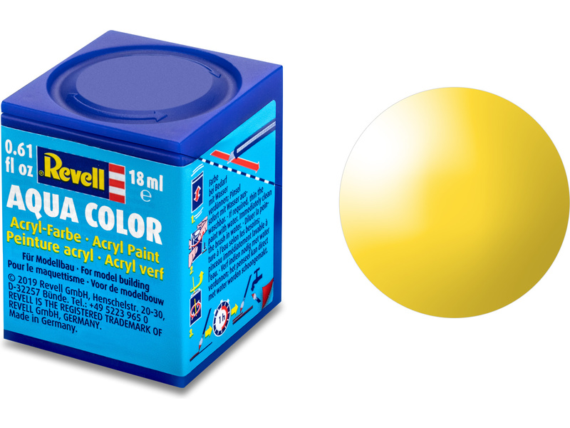Barva Revell akrylová - 36112: leská žlutá (yellow gloss) č.12 | pkmodelar.cz