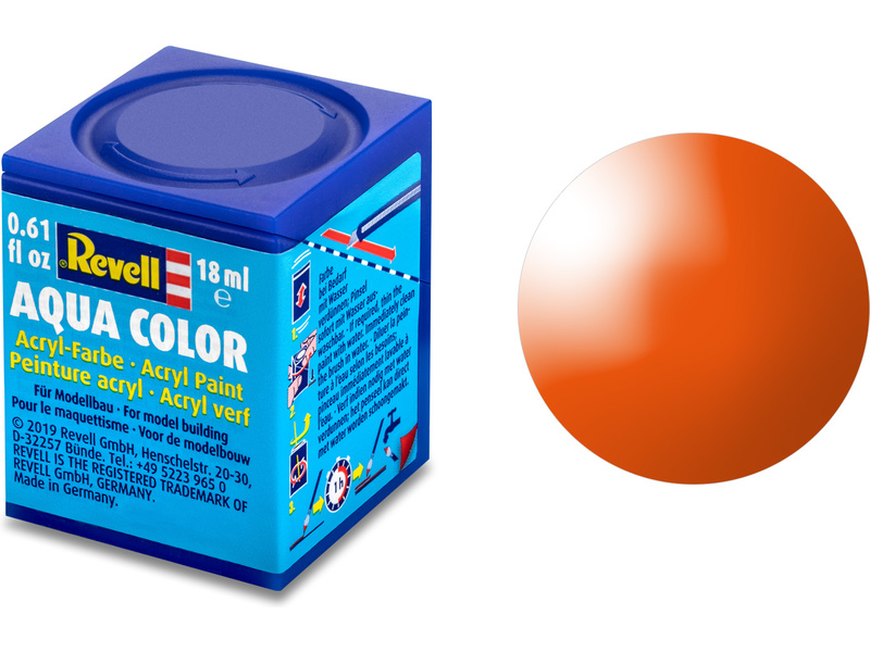 Barva Revell akrylová - 36130: leská oranžová (orange gloss) č.30
