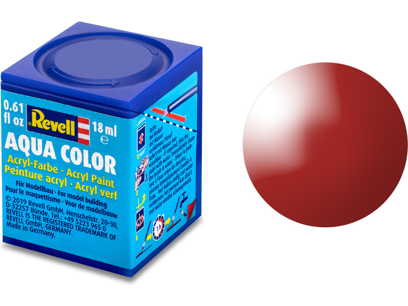 Barva Revell akrylová - 36131: leská ohnivě rudá (fiery red gloss) č.31