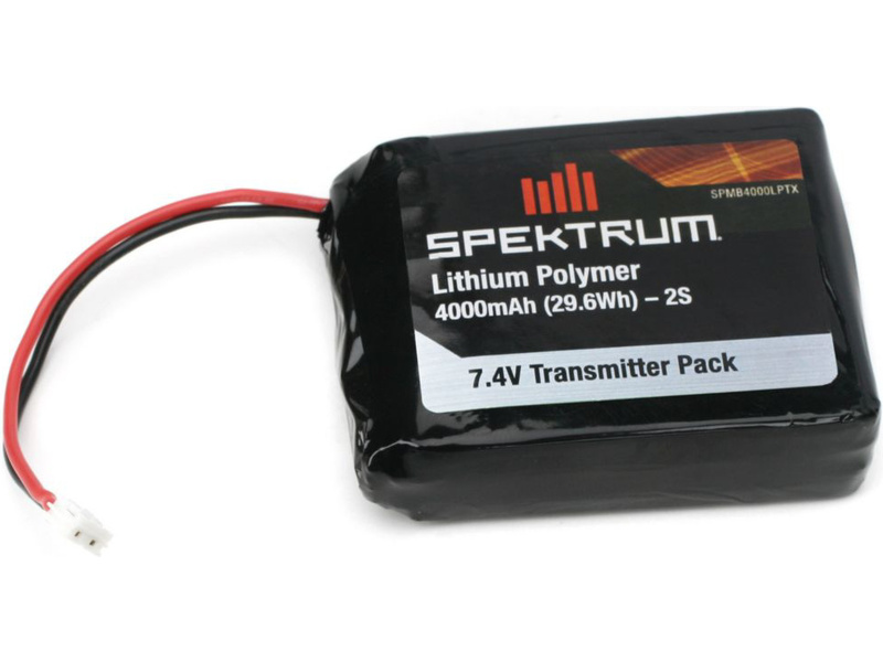 Spektrum baterie vysílače LiPol 4000mAh DX8 | pkmodelar.cz