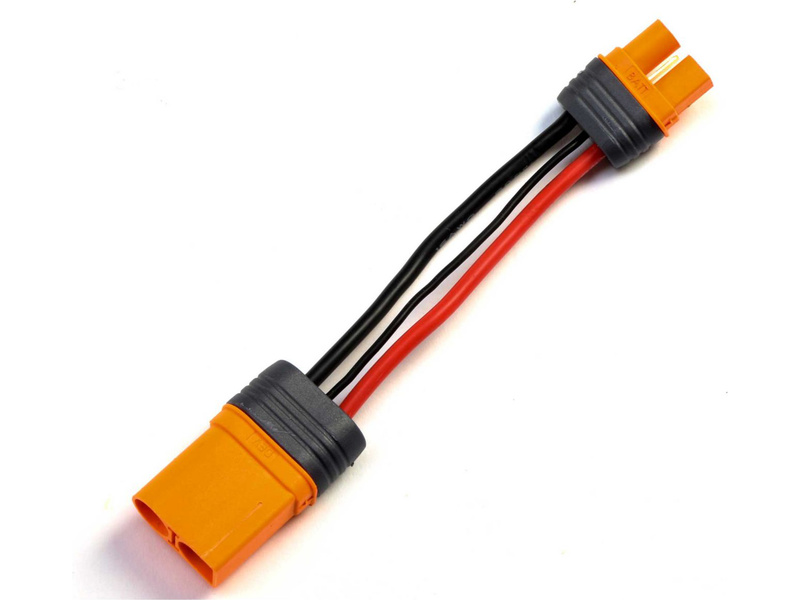 Spektrum konverzní kabel IC5 přístroj - IC3 baterie 10cm 10 AWG | pkmodelar.cz