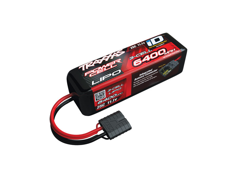 Traxxas LiPo baterie 11.1V 6400mAh 25C iD | pkmodelar.cz