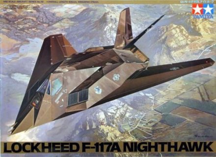 Plastikový model letadla Tamiya 61059 F-117A Nighthawk 1:48