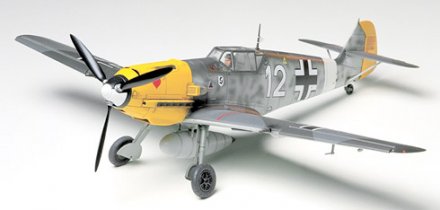 Plastikový model letadla Tamiya 61063 Messerschmitt Bf109E-4/7 Trop 1:48