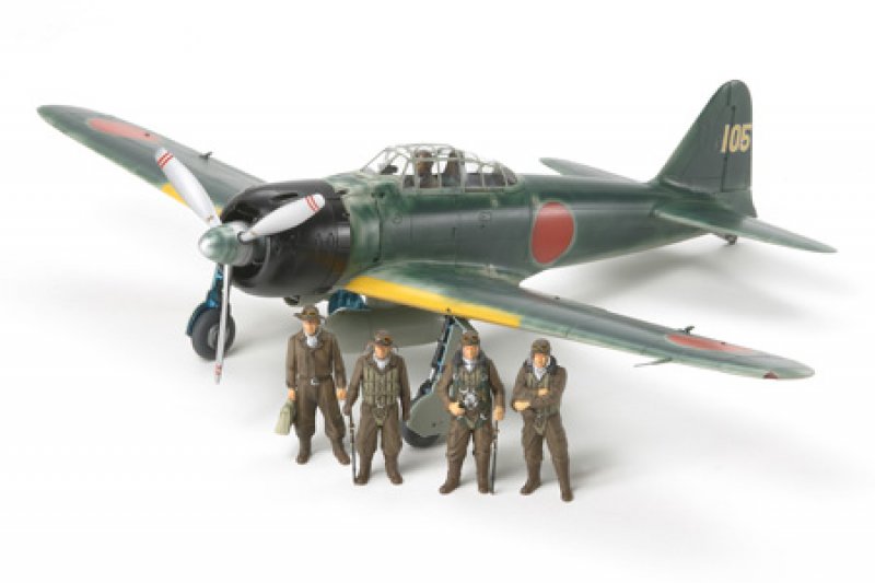 Plastikový model letadla Tamiya 61108 Mitsubishi A6M3/3a Zero Fighter (ZEKE) 1:48 | pkmodelar.cz