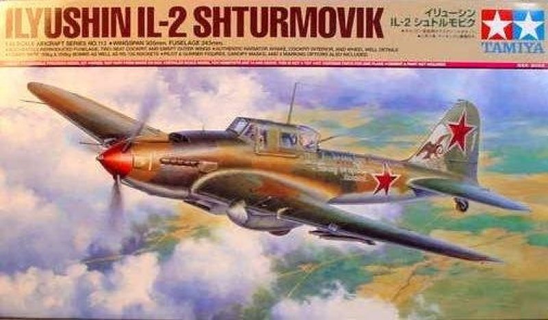 Plastikový model letadla Tamiya 61113 Ilyushin IL-2 Shturmovik 1:48 | pkmodelar.cz