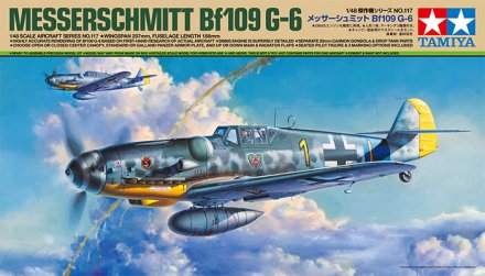 Plastikový model letadla Tamiya 61117 Messerschmitt Bf 109 G-6 1/48