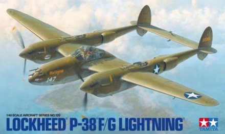 Plastikový model letadla Tamiya 61120 Lockheed P-38 F/G Lightning 1:48