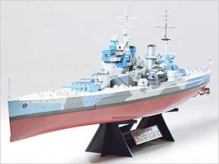 Plastikový model lodě Tamiya 78010 British Battleship King George V 1/350