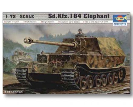 Plastikový model tanku Trumpeter 07204 Sd.Kfz.184 Elephant 1:72