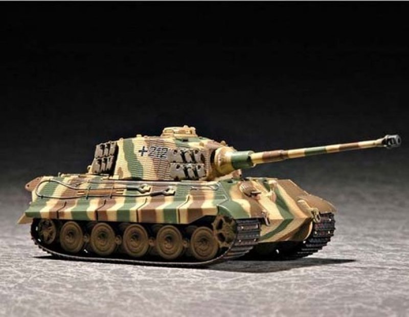 Plastikový model tanku Trumpeter 07291 GERMAN King tiger (H) with Zimmerit 1:72 | pkmodelar.cz