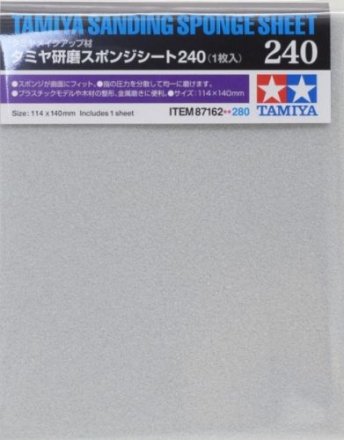 Tamiya 87162  Pružná brusná deska 240 114x140x5mm