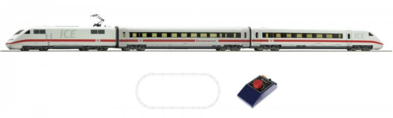 ROCO 51319 H0 Analogový set - vlak s jednotkou ICE2 DBAG s kolejemi | pkmodelar.cz