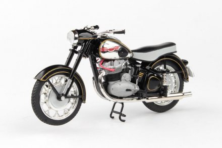 Model motocyklu Jawa 500 OHC (1956) 1:18 - Černá