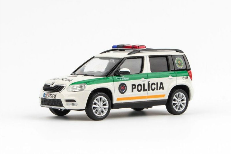 Škoda Yeti FL (2013) 1:43 - Polícia SR | pkmodelar.cz