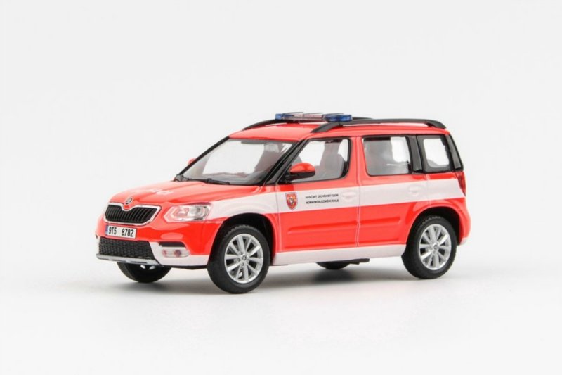 Škoda Yeti FL 2013 1:43 HZS Moravskoslezského kraje | pkmodelar.cz