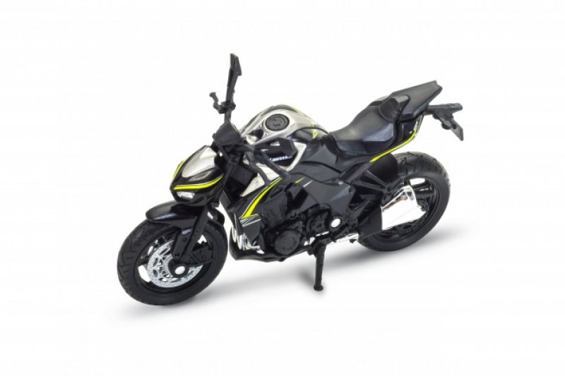 Model motocyklu Kawasaki 2017 Z1000R (černá) 1:18 | pkmodelar.cz