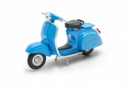 Model motocyklu Vespa 1970 150 cc (modrá) 1:18
