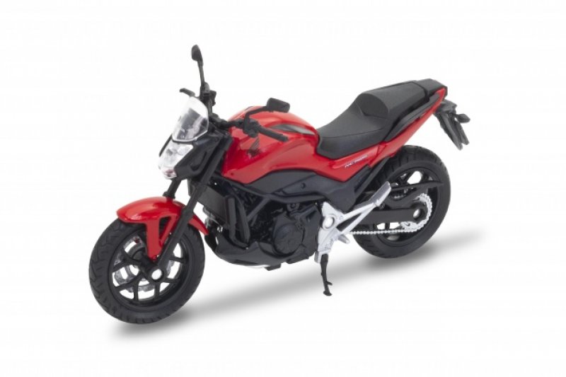 Model motocyklu Honda NC 750S 2018 (červená) 1:18 | pkmodelar.cz
