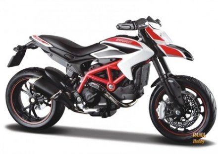 Model Motorky Maisto Ducati Hypermotard SP 2013 (bílá/červená) 1:18