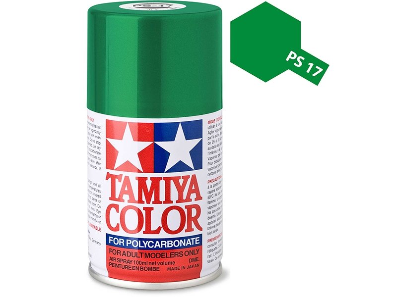 Tamiya 86017 PS17 Metallic Green (zelená metalíza 100ml) | pkmodelar.cz