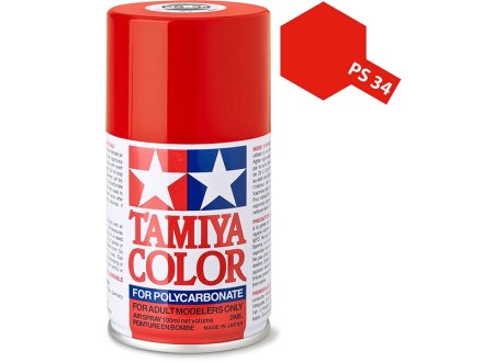 Tamiya 86034 PS34 Bright Red (jasná červená 100ml)