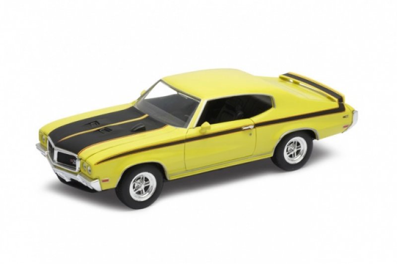 Model auta Welly Buick GSX 1970 (žlutá) 1:24 | pkmodelar.cz